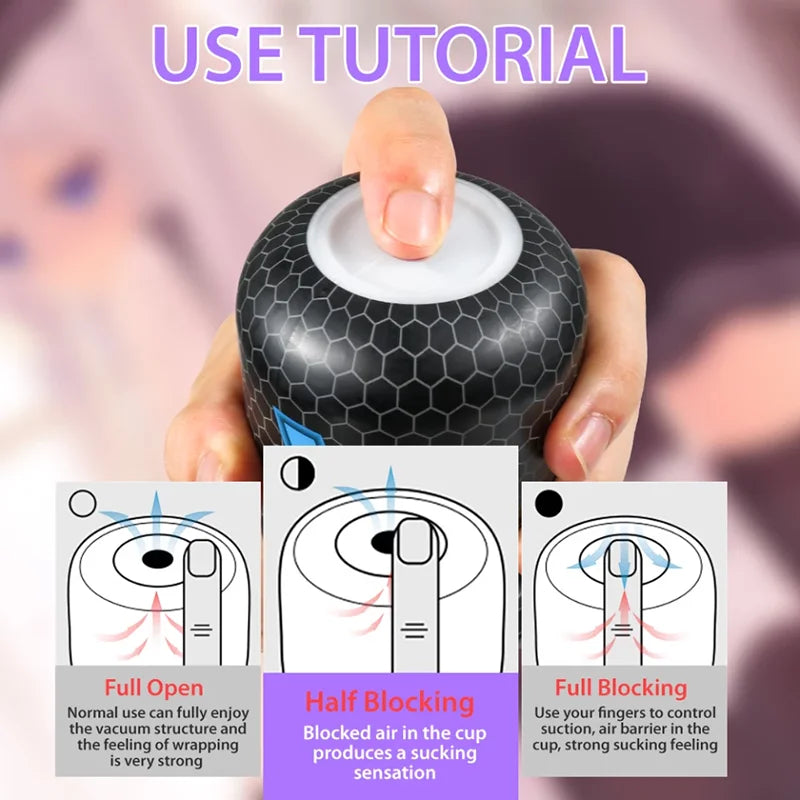 Realistic Manual Male Masturbator – Soft & Discreet