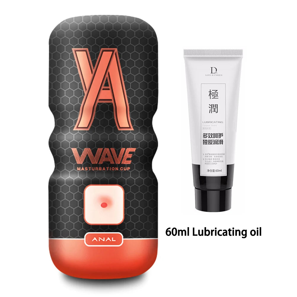 Realistic Manual Male Masturbator – Soft & Discreet