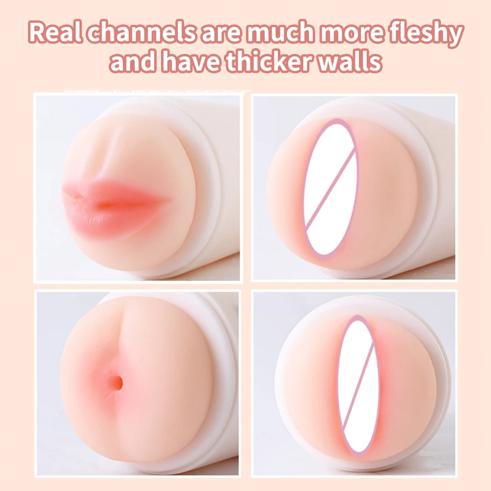 Premium Male Masturbator – Discreet & Realistic Silicone