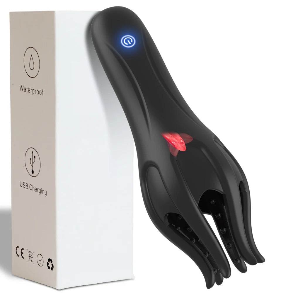 Electric Male Masturbator – Vibrating Tongue Licking Experience