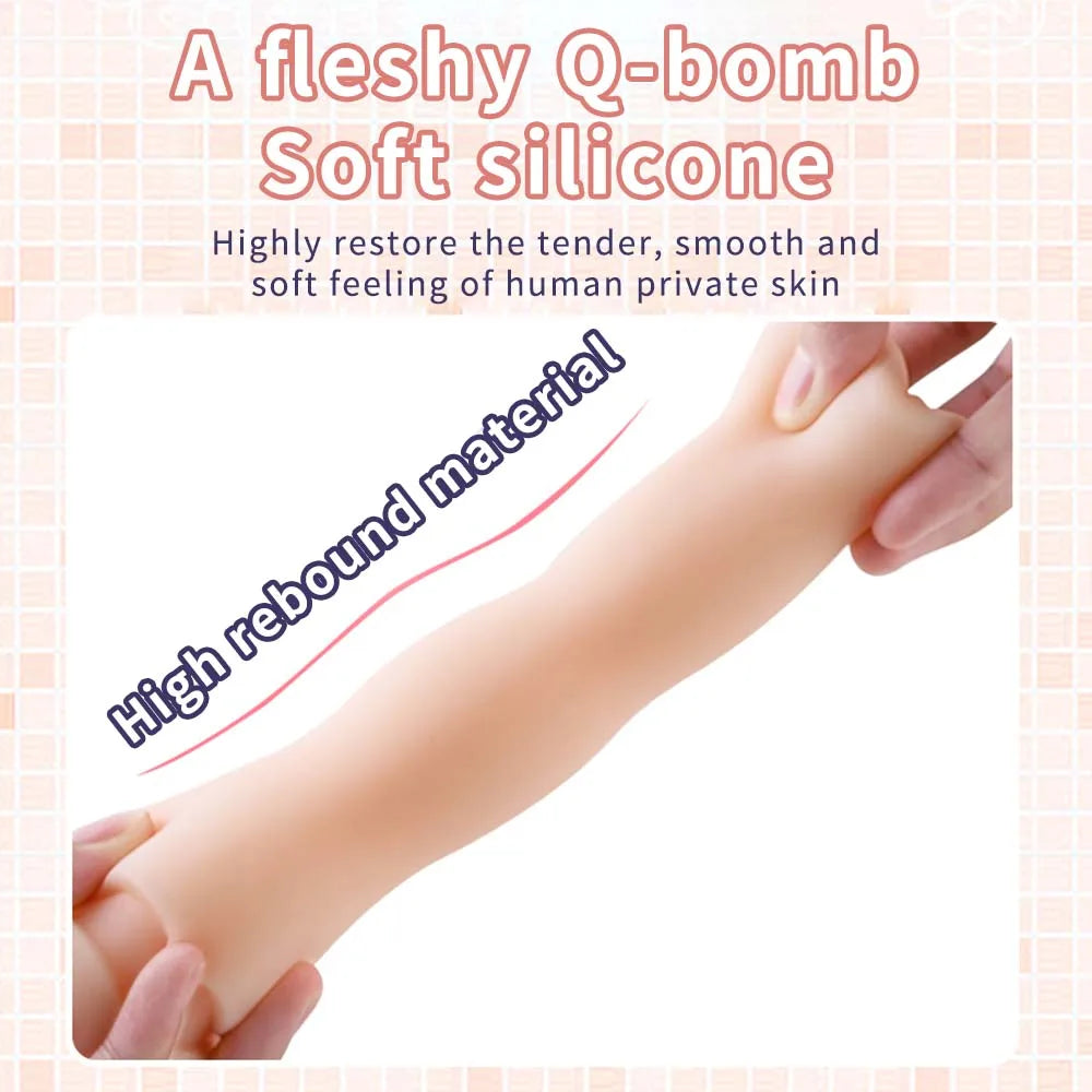 Premium Male Masturbator – Discreet & Realistic Silicone